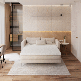 Antčiužinis PAVASARIS (storis : 8 cm, kietumas : H3/H2 vidutinio kietumo/vidutinio minkštumo)